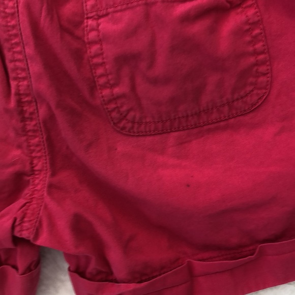 Gymboree pink rolled cuff cotton shorts size 3 - Picture 3 of 5